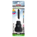 Tô vít VESSEL tay cầm tròn mũi kết hợp (+) 200W-123