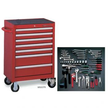 Thùng đồ nghề 87 chi tiết Tone - TCX911BK (Tool Cabinet Set)