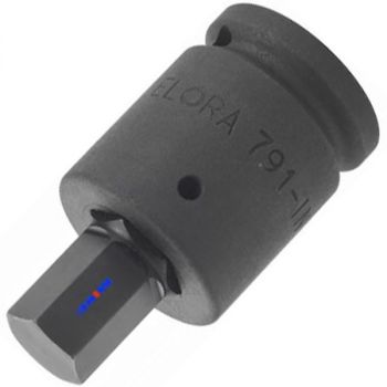 791INA-3/8 - Đầu vít lục giác đen 6 cạnh hệ inch và mét, đầu vuông 3/4″