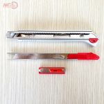 Dao rọc giấy Nhật NT Cutter A-1000RP hợp kim nhôm đúc nguyên khối - Made In Japan