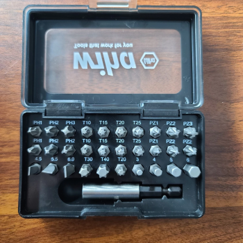 Bộ mũi vít 31 chi tiết Wiha XX7979107010 Chính Hãng (1 thanh nối dài, 29 mũi vít,1 giá đỡ))