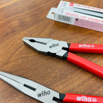 Combo002 Kìm Wiha và Dao rọc giấy NT Cutter (Bằng 18cm 26706, Nhọn 20cm 26721, Dao rọc giấy ea-300)