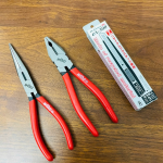 Combo002 Kìm Wiha và Dao rọc giấy NT Cutter (Bằng 18cm 26706, Nhọn 20cm 26721, Dao rọc giấy ea-300)