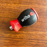 Bộ tui vít lùn dẹp, bake 6 đầu vít có nam châm Wiha 33736 Chính Hãng Made In Germany