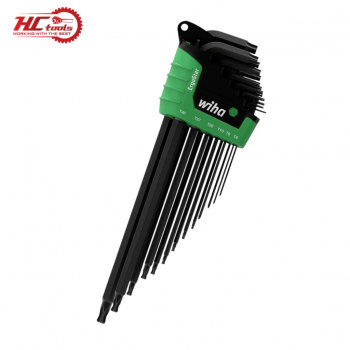 Bộ lục giác sao bi 14 chi tiết T5 - T45 Wiha 43847 Chính Hãng - Made In Germany