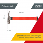 Búa kỹ thuật chuyên nghiệp 300g Wiha 42071 Chính Hãng Made In Germany