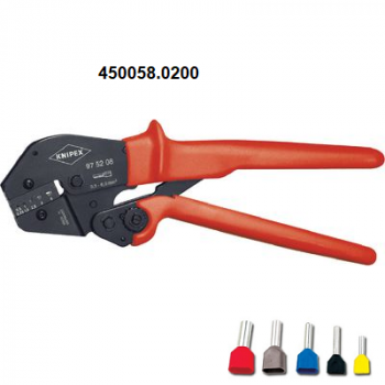 97 52 38 | 97 52 08 - Kìm ép cos pin rỗng KNIPEX - 450058