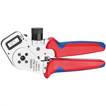 Kìm ép cos tròn 4 điểm kẹp Knipex - 975-63DG(Four mandrel crimping plier for turned contacts)