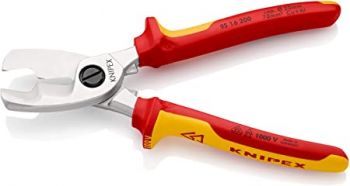 Kìm cắt cáp cách điện 1000V Knipex - 9516-200